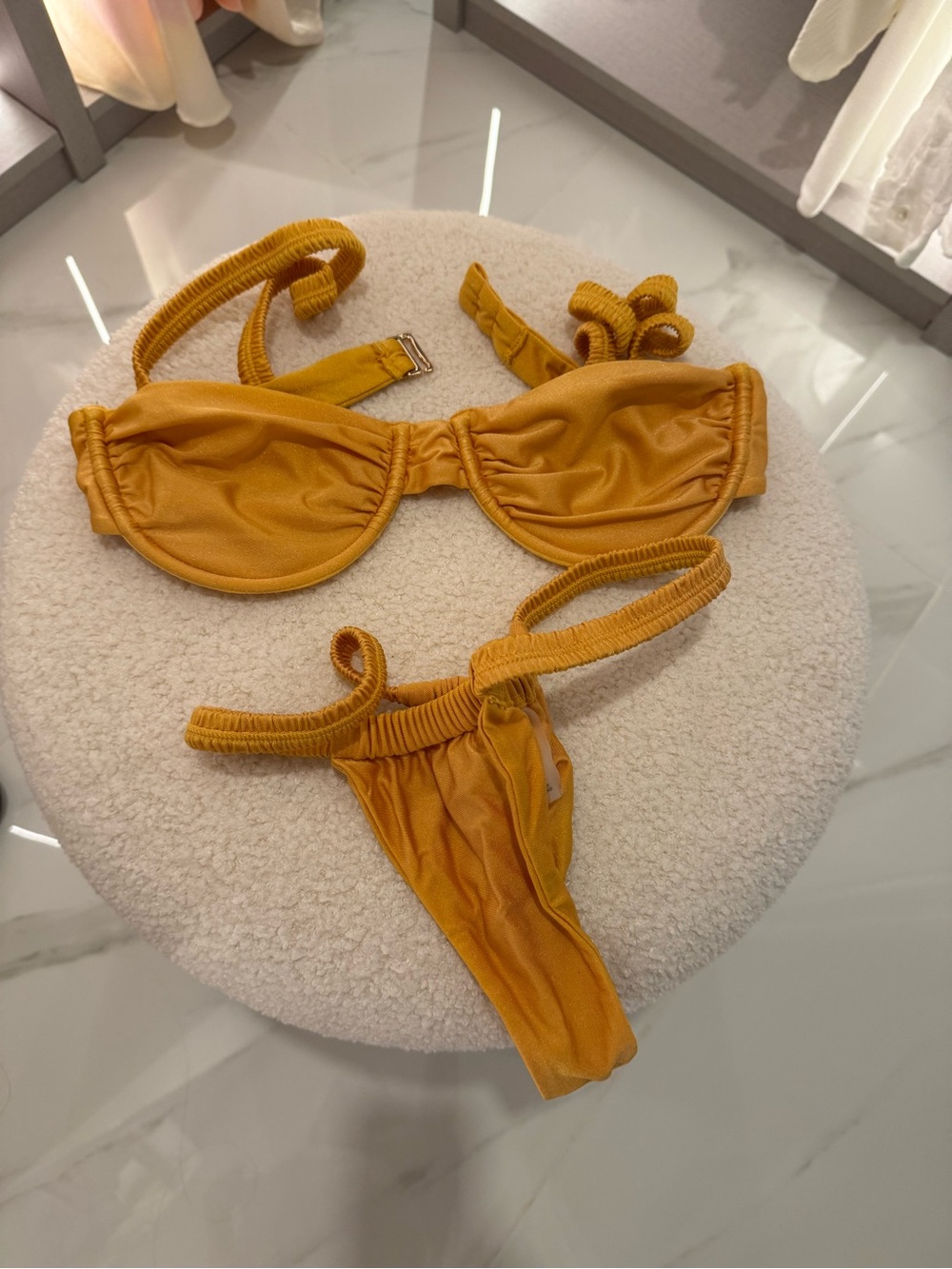 Pcheebum Yellow Bikini Set